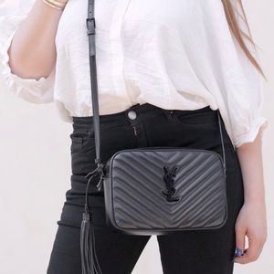 YSL crossbody black bag